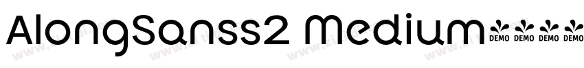 AlongSanss2 Medium字体转换